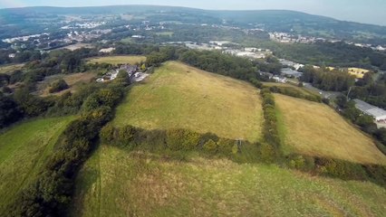 Cwmbran Town centre by lane