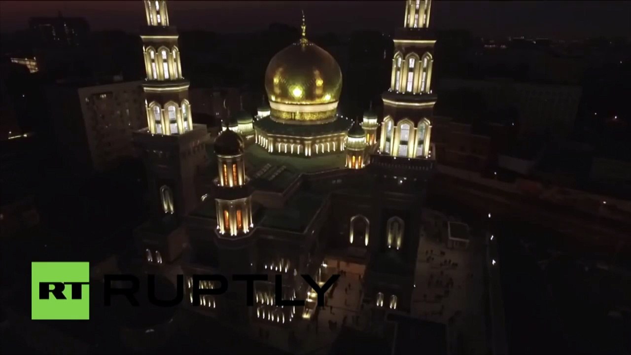 Images aériennes de l’ancienne mosquée de Moscou