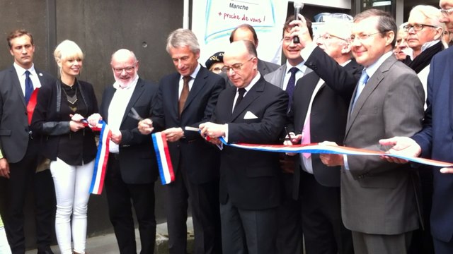 Visite du ministre Bernard Cazeneuve au centre de formation des apprentis