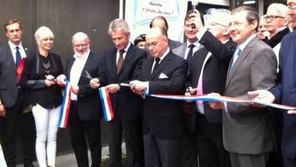 Visite du ministre Bernard Cazeneuve au centre de formation des apprentis