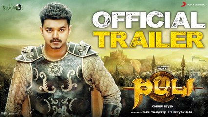 Puli - Official Trailer 2 Full HD - Vijay, Sridevi, Sudeep, Shruti Haasan, Hansika Motwani