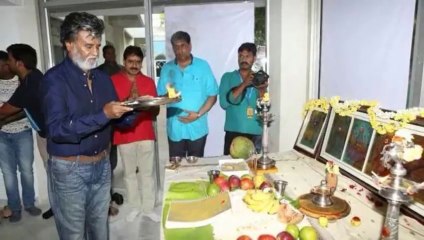 Rajinikanth's Kabali Movie poojai