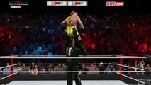 WWE 2K15 table match rvd v t800 terminator