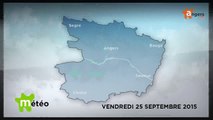 METEO SEPTEMBRE 2015 [S.9] [E.25] - Météo locale - Prévisions du vendredi 25 septembre 2015