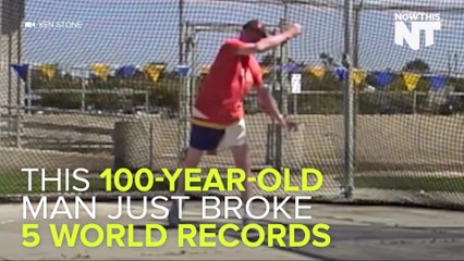 100-Year-Old Man Breaks Records At Senior Olympics