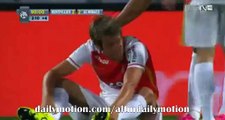 Fabio Coentrao Gets Injured - Montpellier vs AS Monaco - Ligue 1 - 24.09.2015