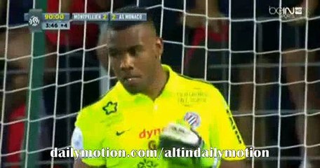 90' Fabinho Penalty Goal - Montpellier 2-3 AS Monaco - Ligue 1 - 24.09.2015