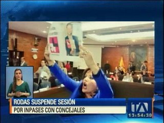Rodas suspende sesión por impasses