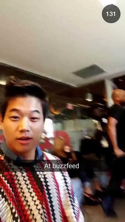 150827 Ki Hong Lee Snapchat Story - The Scorch Trials Press Day 1
