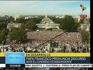 Papa: El trabajo de los congresistas es defender la dignidad humana