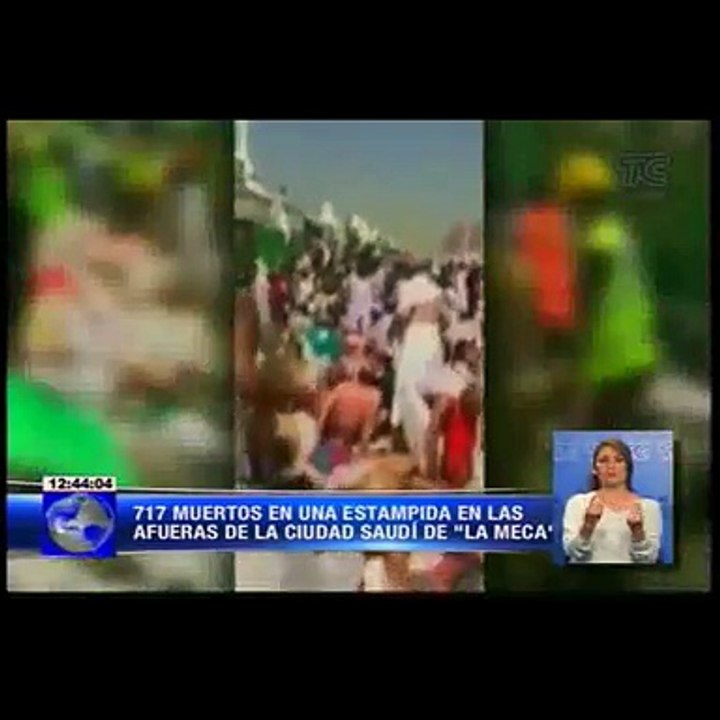 Estampida en la Meca