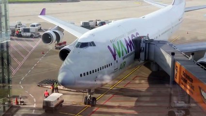 Boeing 747 CROSSWIND Landing at Düsseldorf