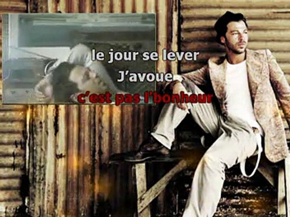 KARAOKE CHRISTOPHE MAE - J'ai Laissé