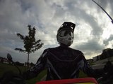 Gopro HD Fantic Caballero ENDURO SUPERMOTO Crash