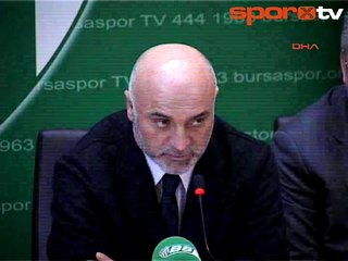 Bursaspor'da Hikmet Karaman dönemi resmen başladı