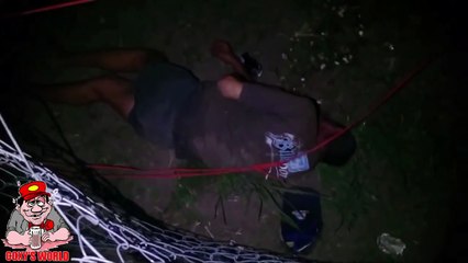 Coxy passes out drunk on electric fence! (REAL LIFE DAMO!)