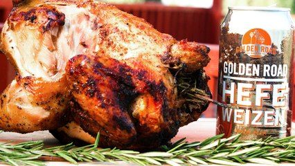 Better Than Bobby Flay? Try Our Golden Road Beer Can Chicken! | Savor it