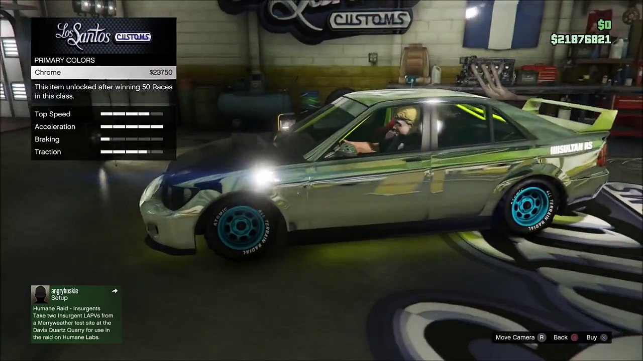 GTA 5 ONLINE "CHROME CREW COLOR PEARLESCENT GLITCH" 1.26/1.28