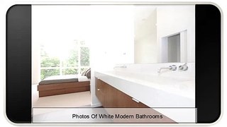 Photos Of White Modern Bathrooms