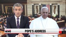 Pope Francis delivers first speech to U.S. Congress