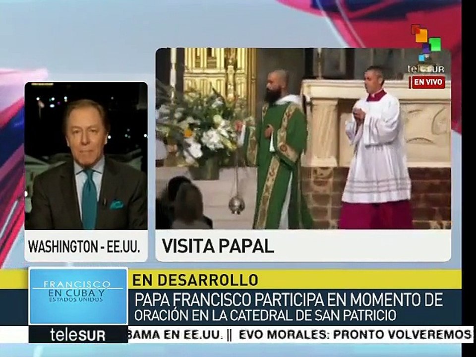 Positivas, reacciones tras discurso del Papa en el Congreso de EE.UU.