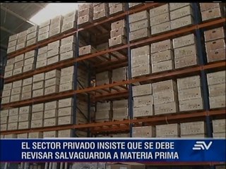 Gobierno no eliminará la salvaguardia del 5 % a la materia prima