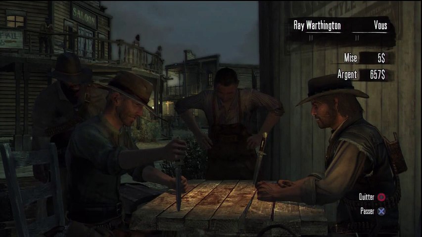 Red Dead Redemption - jeu du couteau - Vidéo Dailymotion