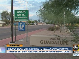 Enough signatures gathered to recall Guadalupe mayor