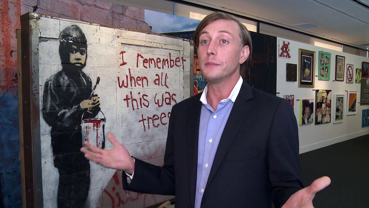 Street Art von Banksy kommt unter den Hammer