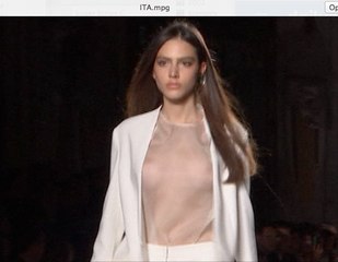 italian fashion house shows art deco inspired collection as part of milan 23 september 2015