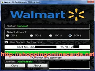 Easy shopping on Walmart with Walmart Gift Card Generator 2015 !