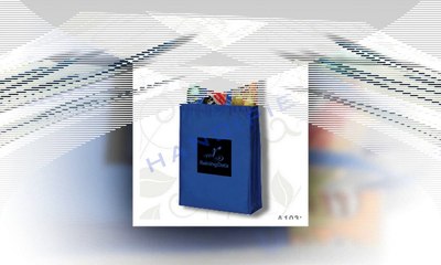New style cotton handled shopping bag | fashionable drawstring