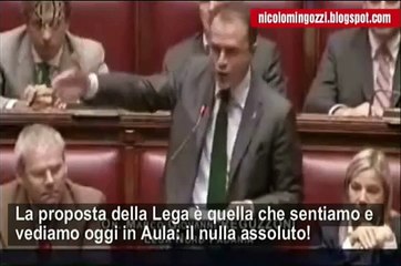 Lapsus di Reguzzoni e Cicchitto (Camera, 14/10/2011)