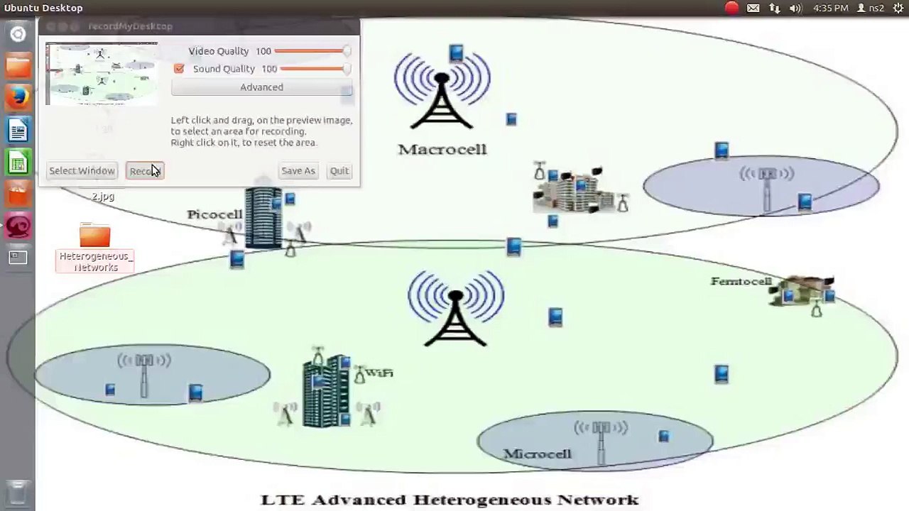 Heterogeneous Networks project output - Network simulator2 projects