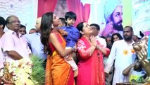 Shilpa Shetty visited the popular Ganpati pandal 'Andheri Ka Raja' with son Viaan and parents