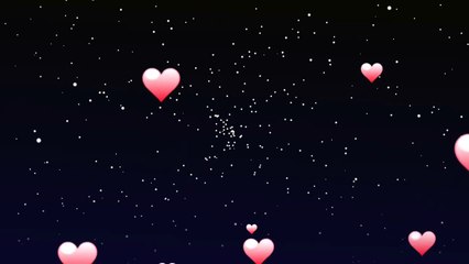 Heart Motion Background for Valentines Day