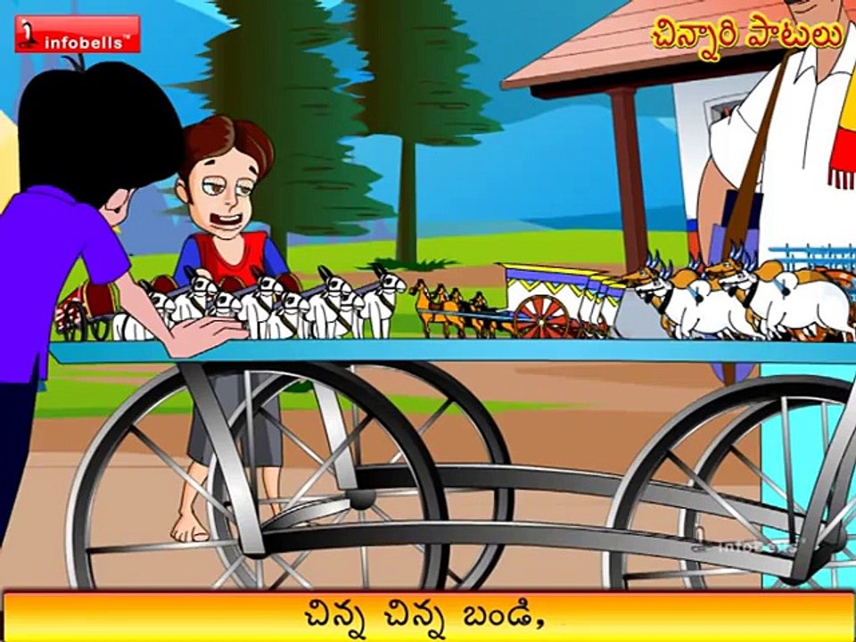 Chinnari Patalu - Telugu Rhyme 01 infobells