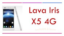 Lava Iris X5 4G Specifications & Features