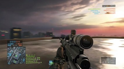 Battlefield 4 Sniper vs jet