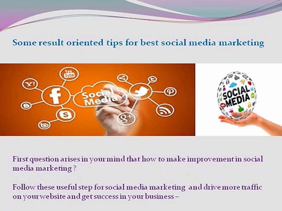 Some useful tips for improvement on social media marketing