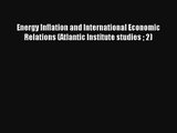 Energy Inflation and International Economic Relations (Atlantic Institute studies  2) Donwload