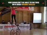 Unbelievable bike gymnastics. Just gets better and better