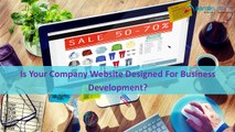 Is Your Company Website Designed For Business Development?