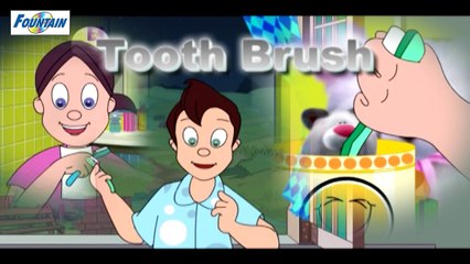I Have a Little Tooth Brush Nursery Rhyme _ English Animated Songs for Children