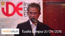 Kamaruddin Jaafar: Major Issues We Are Facing Have Been Derived From Issues Related To Anwar Ibrahim