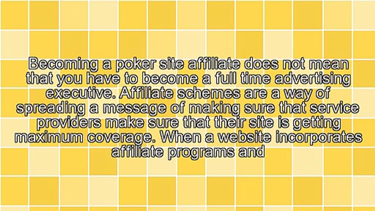 Poker Affiliate Program Success: Business Building Tips For Affiliates