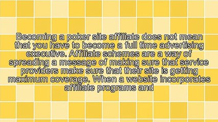 Poker Affiliate Program Success: Business Building Tips For Affiliates