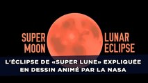 L'éclipse de «super lune» expliquée en dessin animé par la NASA
