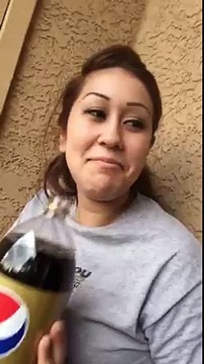 Girl cries after tasting Pepsi for the first time