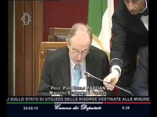 Скачать видео: Roma - Trattamenti pensionistici, audizione Padoan e Polett (24.09.15)